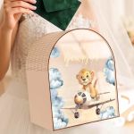 Κουτί Ευχών Βάπτισης με Όνομα και Ημερομηνία