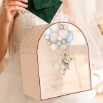 Κουτί Ευχών Βάπτισης Προσωποποιημένο με Όνομα Παιδιού