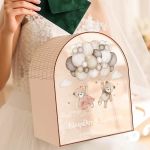 Προσωποποιημένο Ξύλινο Κουτί για Ευχές για Βάπτιση Παιδιού