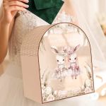 Ξύλινο Κουτί Ευχών για Βάφτιση για Ευχές και Αναμνήσεις