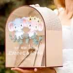 Προσωποποιημένο Κουτί Βάπτισης για ευχές σε Σχήμα Καμάρας