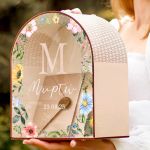 Προσωποποιημένο Κουτί Βάπτισης σε Σχήμα Καμάρα για Ευχές