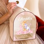 Κουτί σε Σχήμα Καμάρα για Ευχές Βάπτισης με Όνομα Παιδιού