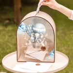 Προσωποποιημένο Κουτί Ευχών Βάπτισης σε Σχήμα Καμάρα