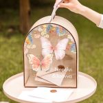 Ξύλινο Κουτί Ευχών για Βάπτιση με Προσωποποίηση