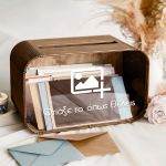 Premium Κουτί Ευχών Ξύλινο σε Σχήμα Ορθογώνιο με Εκτύπωση