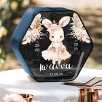 Κουτί Ευχών Βάπτισης Premium με Ονόμα & Ημερομηνία