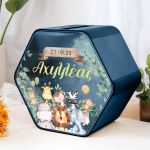 Προσωποποιημένο Premium Κουτί Ευχών με Όνομα για Βάφτιση