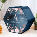 Προσωποποιημένο Ξύλινο Κουτί Ευχών Με Όνομα για Βάπτιση