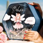 Προσωποποιημένο Premium Κουτί Ευχών Βάπτισης Με Όνομα