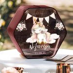 Προσωποποιημένο Κουτί Ευχών Βάπτισης Με Όνομα Παιδιού