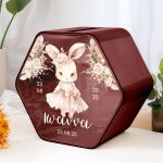 Κουτί Ευχών Βάπτισης Premium με Ονόμα & Ημερομηνία