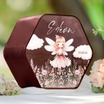 Προσωποποιημένο Premium Κουτί Ευχών Βάπτισης Με Όνομα