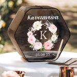 Premium Κουτί Ευχών Βάπτισης Με Όνομα & Σχήμα Ημερομηνία