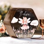 Προσωποποιημένο Premium Κουτί Ευχών Βάπτισης Με Όνομα