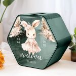 Κουτί Ευχών Βάπτισης Premium με Ονόμα & Ημερομηνία