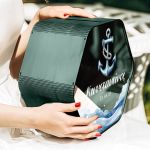 Premium Κουτί Βάπτισης για Ευχές με Σχήμα Εξάγωνο