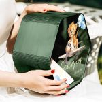 Εξάγωνο Ξύλινο Κουτί Ευχών για Βάφτιση με Όνομα