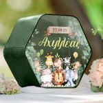 Προσωποποιημένο Premium Κουτί Ευχών με Όνομα για Βάφτιση