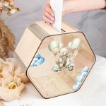 Κουτί Ευχών με Όνομα Παιδιού και Ημερομηνία Βάφτισης