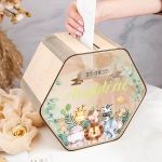 Προσωποποιημένο Premium Κουτί Ευχών με Όνομα για Βάφτιση