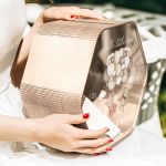 Premium Κουτί με Όνομα για Ευχές Βάπτισης με Σχήμα Εξάγωνο