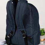 Τσάντα Πλάτης Backpack με Εκτύπωση σε Μπλε Χρώμα