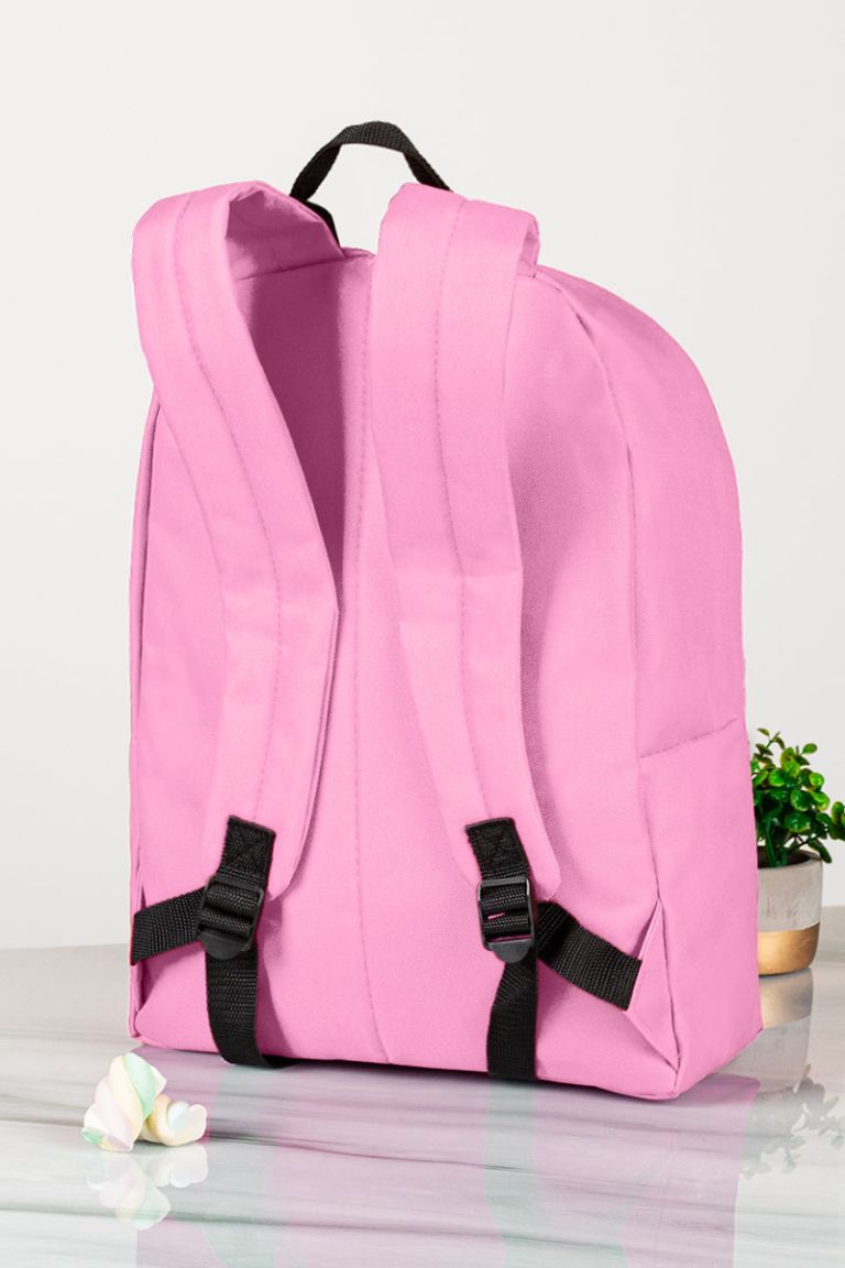 Τσάντα Πλάτης Backpack με Εκτύπωση σε Ροζ Χρώμα