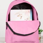 Τσάντα Πλάτης Backpack με Εκτύπωση σε Ροζ Χρώμα