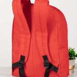 Τσάντα Πλάτης Backpack με Εκτύπωση σε Κόκκινο Χρώμα
