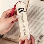 Χειροποίητος & Πρωτότυπος Ξύλινος Σελιδοδείκτης Βιβλίου