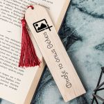 Χειροποίητος & Πρωτότυπος Ξύλινος Σελιδοδείκτης Βιβλίου