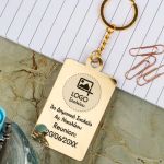 Μπρελόκ Golden Mirror με Λογότυπο, Αναμνηστικό Αποφοίτησης