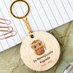 Ξύλινο Μπρελόκ με Όνομα Νηπιαγωγείου, Σχολικό Αναμνηστικό