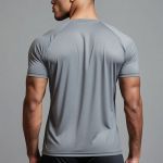 Sol's Sporty Ανδρικό Αθλητικό Γκρι T-Shirt με Εκτύπωση
