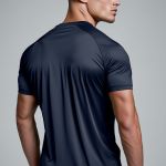 Sol's Sporty Ανδρικό Αθλητικό Μπλε T-Shirt με Εκτύπωση