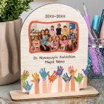 Διακοσμητικό με Φωτογραφία, Ξύλινο Αναμνηστικό Νηπιαγωγείου