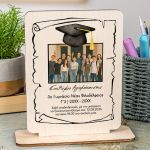 Ξύλινο Διακοσμητικό με Φωτογραφία, Ενθύμιο Αποφοίτησης