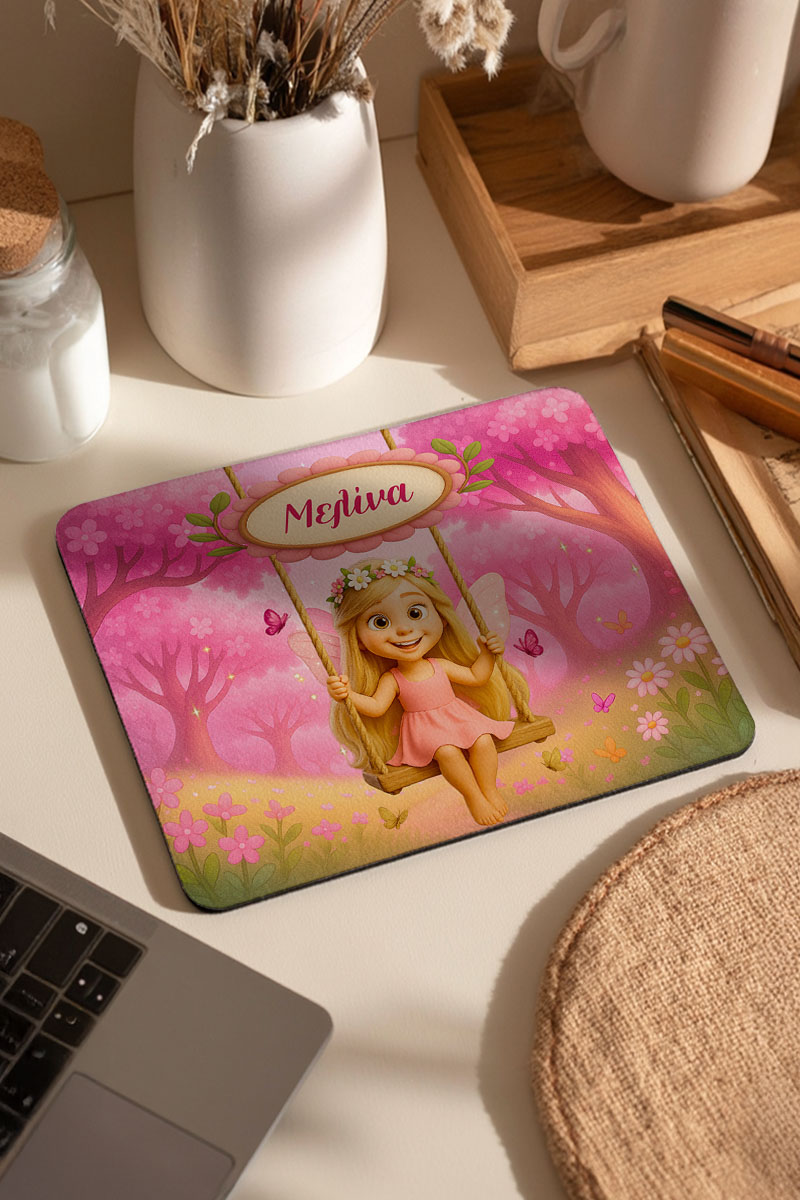 Προσωποποιημένο Mousepad για Κορίτσι με Σχέδιο Νεράιδα