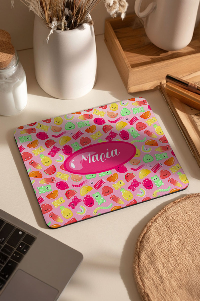 Mousepad Προσωποποιημένο με Εκτύπωση και Σχέδιο Ζαχαρωτά