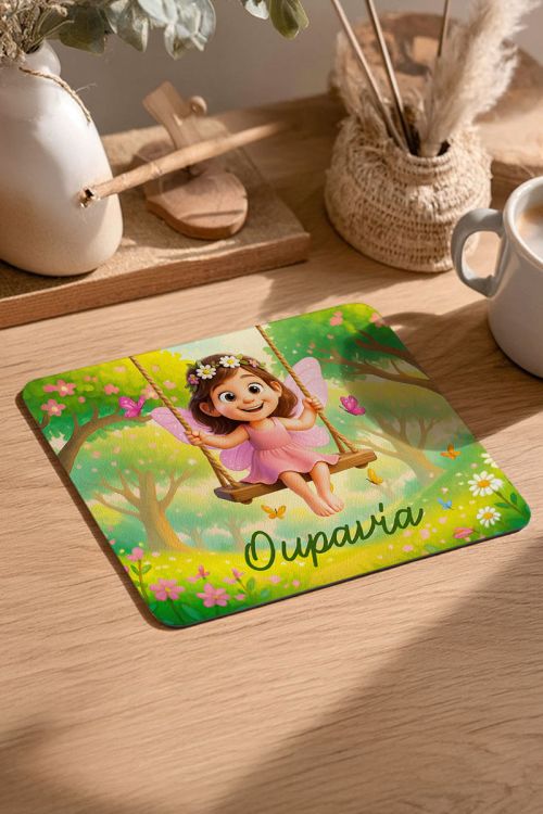 Mousepad για Κορίτσι με Εκτύπωση και Σχέδιο Νεράιδα