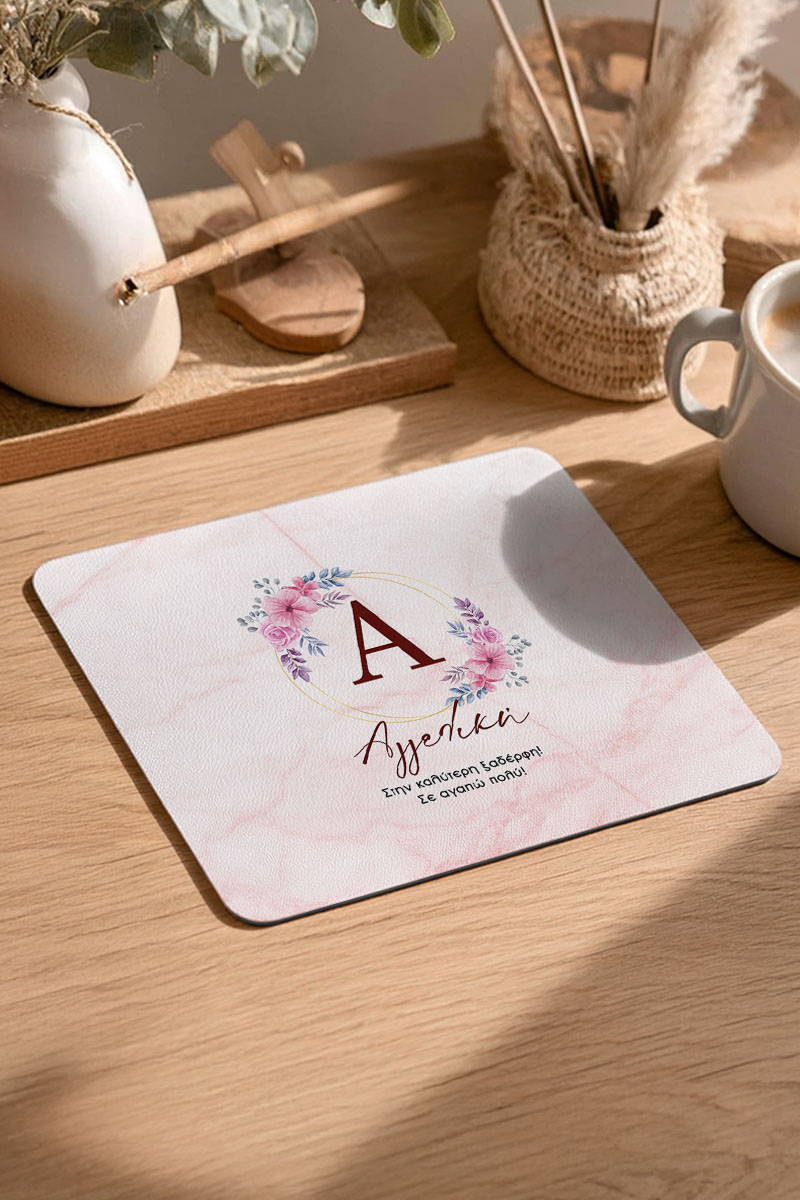 Mousepad Προσωποποιημένο με Εκτύπωση και Σχέδιο Λουλούδια