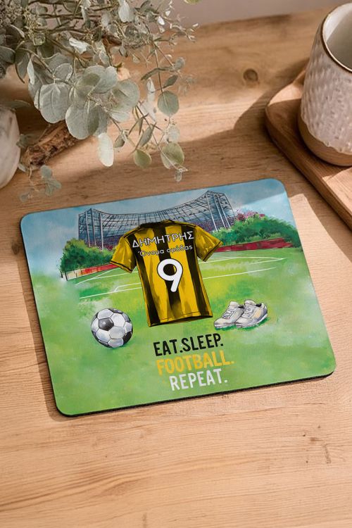 Mousepad Προσωποποιημένο για Αγόρι με Κιτρινόμαυρη Φανέλα