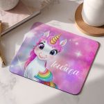 Mousepad για Κορίτσι με Εκτύπωση και Σχέδιο Μονόκερο