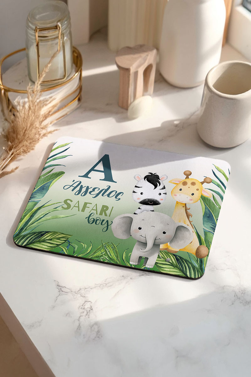 Mousepad Παιδικό Προσωποποιημένο με Ζώα της Ζούγκλας