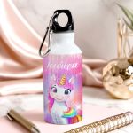 Αλουμινένιο Παγούρι Παιδικό για Κορίτσι με Πολύχρωμο Μονόκερο