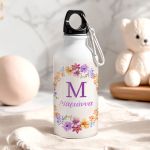 Μπουκάλι - Παγούρι Αλουμινένιο με Σχέδιο Πολύχρωμα Λουλούδια