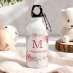 Παγούρι - Μπουκάλι Αλουμινένιο με Στεφάνι από Λουλούδια