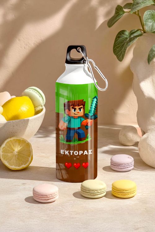 Παγούρι Αλουμινένιο Παιδικό για Αγόρι με Σχέδιο Πολεμιστή