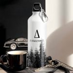 Παγούρι Αλουμινένιο Αθλητικό Προσωποποιημένο με Σχέδιο Δάσος